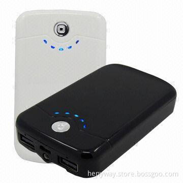 7,000mAh Power Banks for Mobile Phones and MP3/MP4/MP5 Players